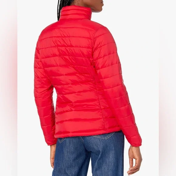 Amazon Essentials red puffer jacket Large - Picture 2 of 11